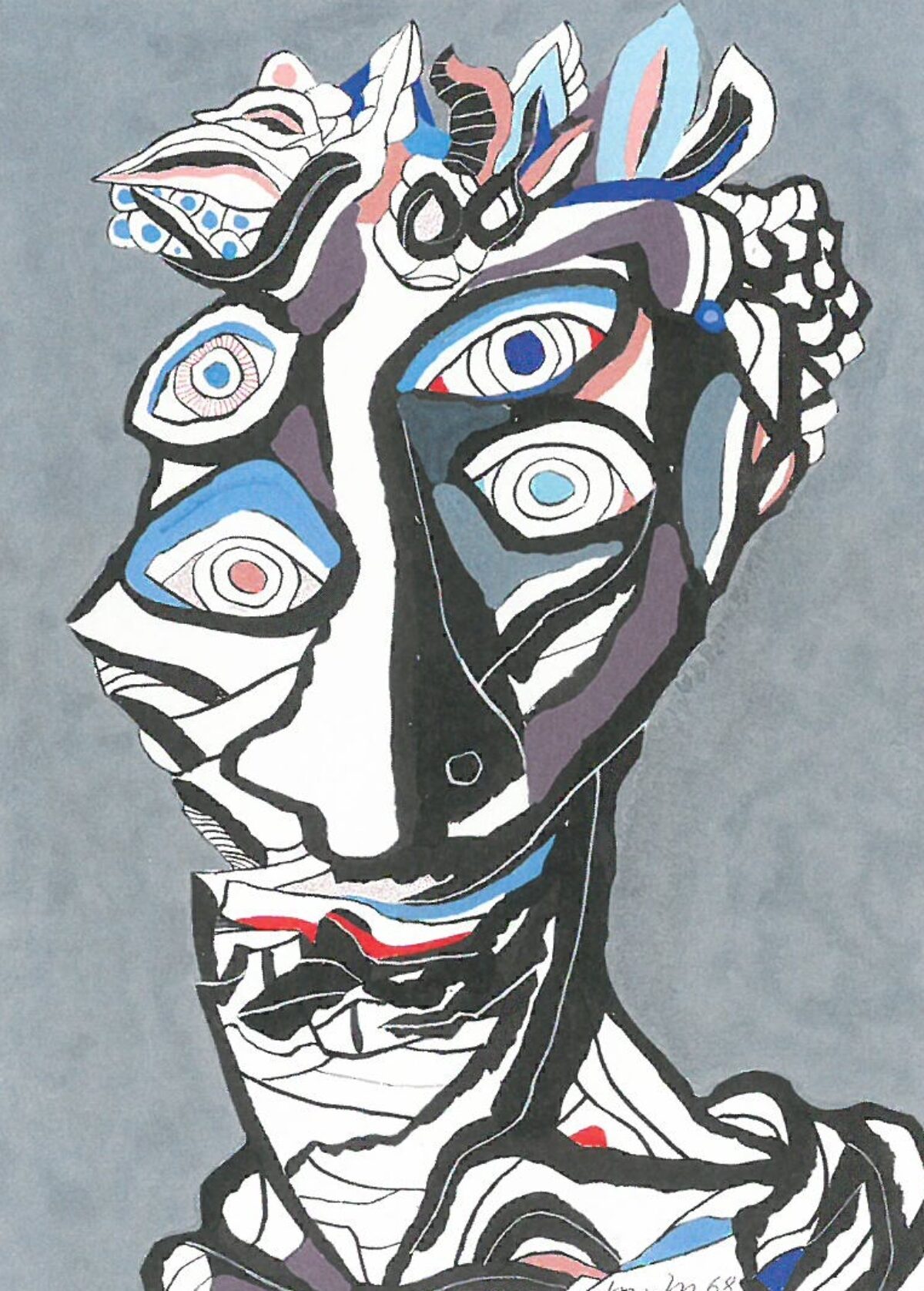 Max von Moos, Ohne Titel, 1968 