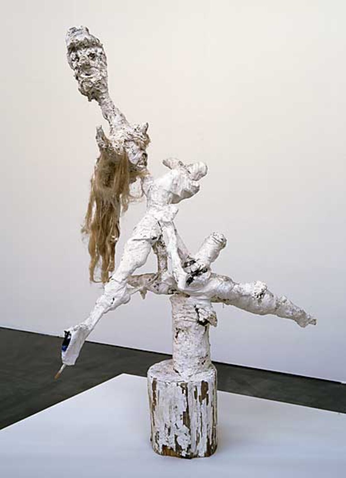Martin Disler, Denkmal für toten Fixer (Singer of Nothing), 1985/87 