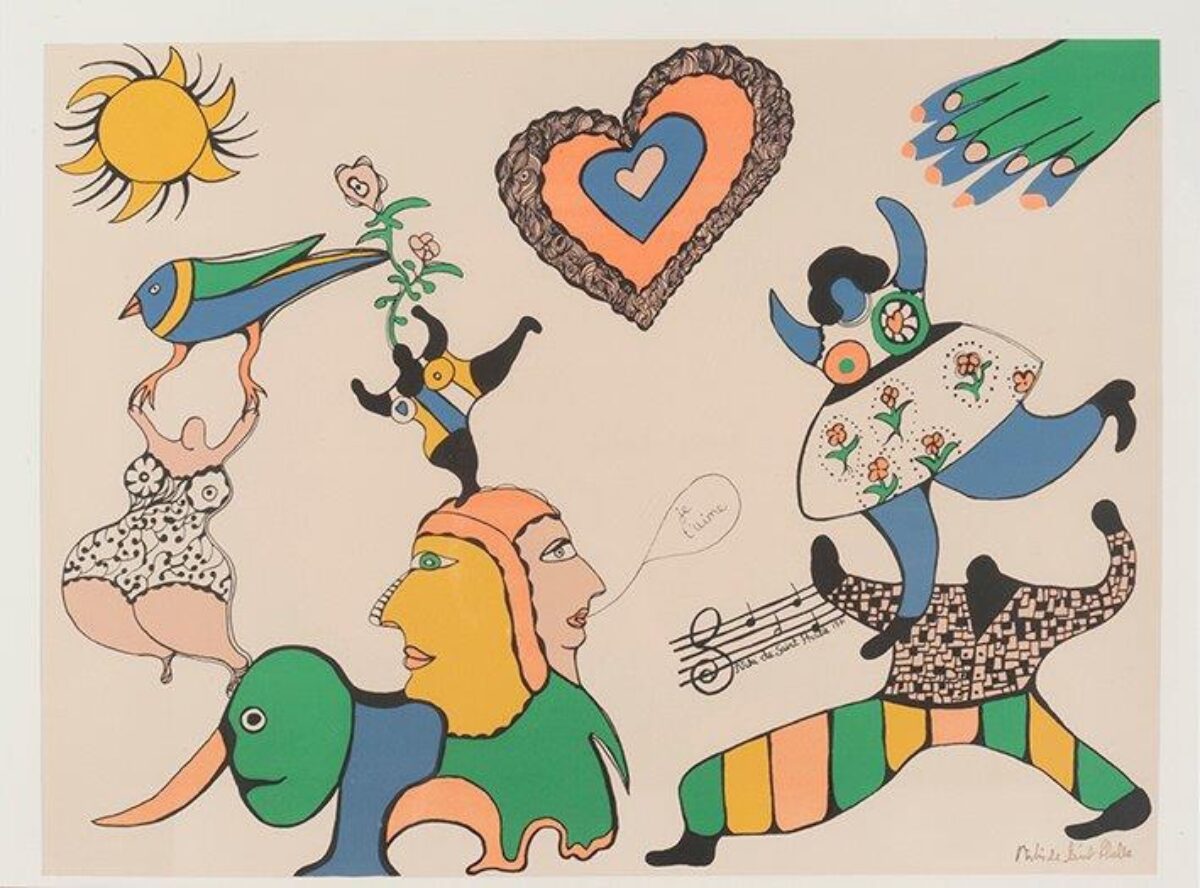 Niki de Saint Phalle, Je t'aime, 1971 