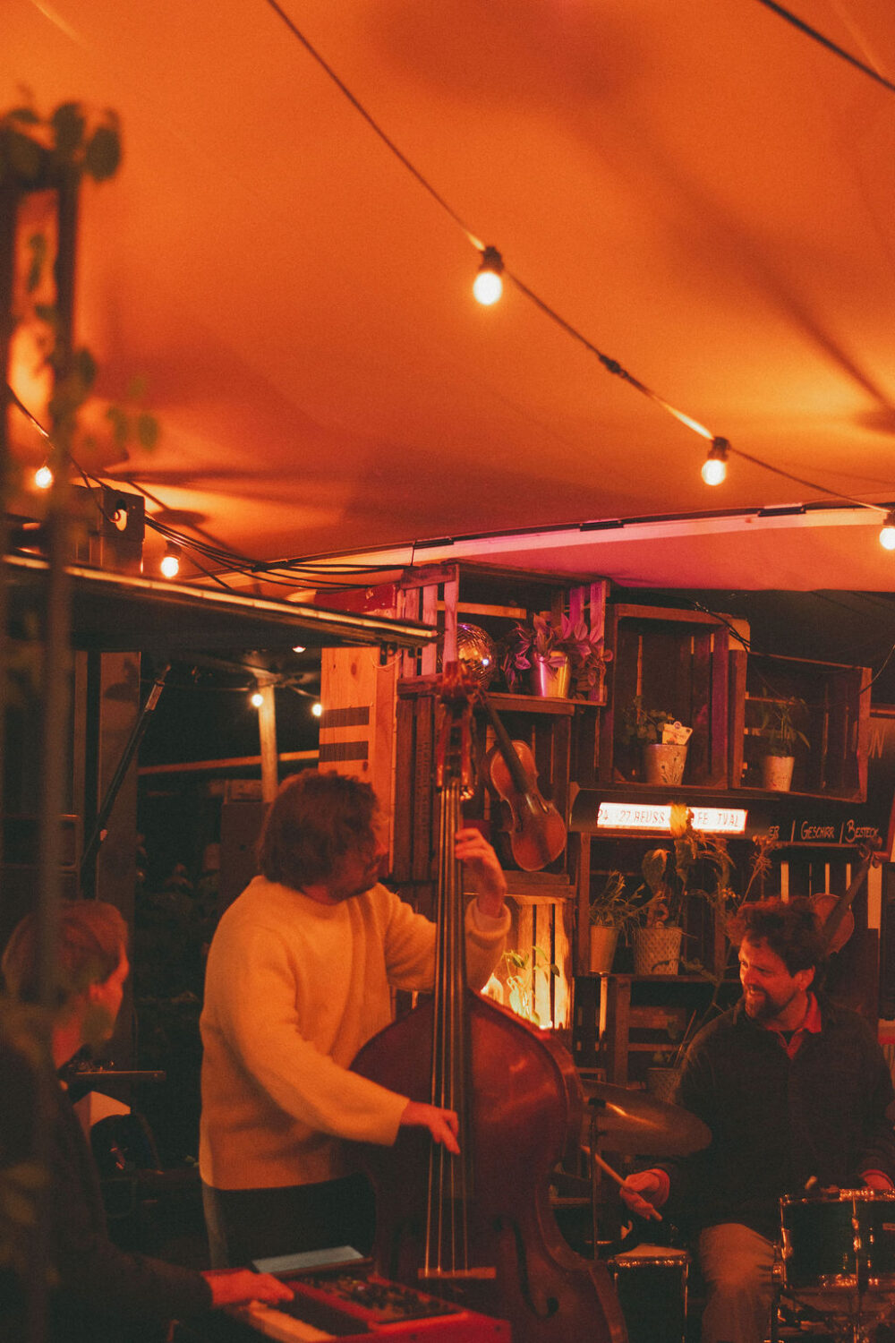 Auftritt des Jazztrios ARRIBA