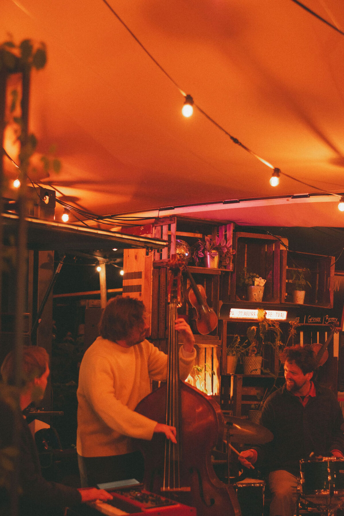 Auftritt des Jazztrios ARRIBA